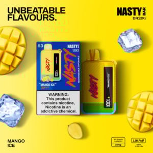 NASTY Bar DR12Ki Mango Ice 💨 ‣ Disposable Vape ‣ 15€👍