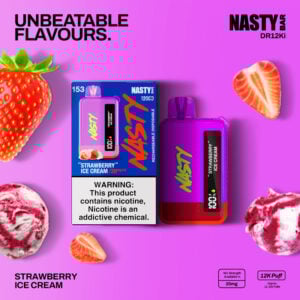 NASTY Bar DR12Ki Strawberry Ice Cream 💨 ‣ Vape ‣ 15€👍