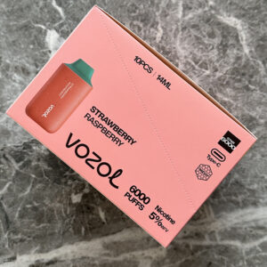 Vozol Star 6000 Strawberry Raspberry 💨 ‣ Only 14€👍