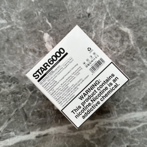 Vozol Star 6000 Strawberry Raspberry 💨 ‣ Only 14€👍